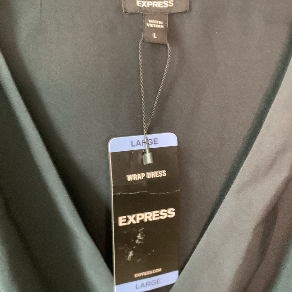Express NWT BlackWrap Dress - Picture 5 of 16